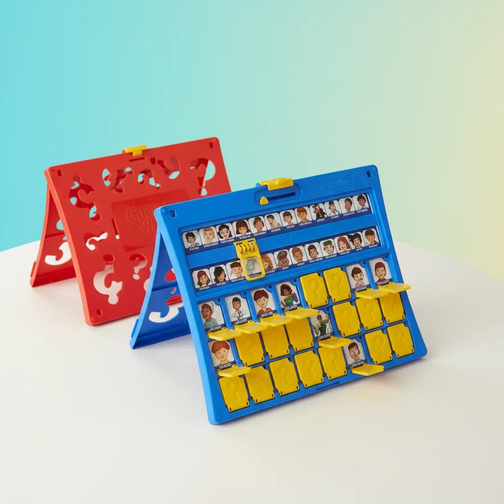 Hasbro Guess Who? Original, Easy to Load Frame, Double-Sided Character Sheet, 2 Player Board Games for Kids, Guessing Games for Families, Ages 6 and Up view 2