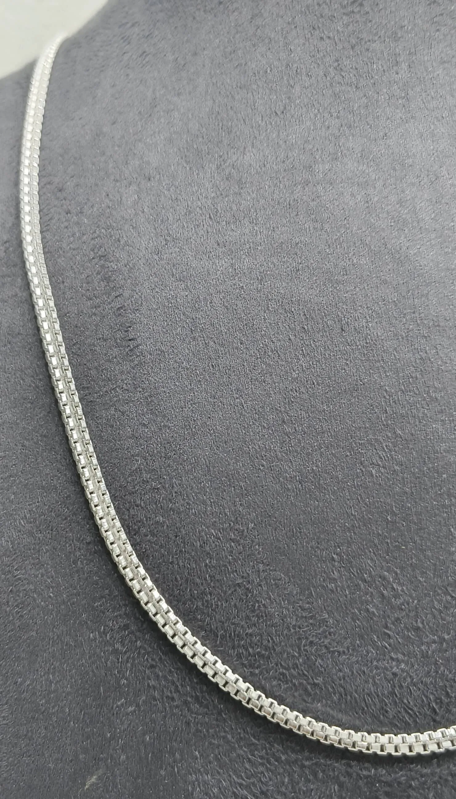 Silver Tennis Necklace (AVSCH-1) view 2
