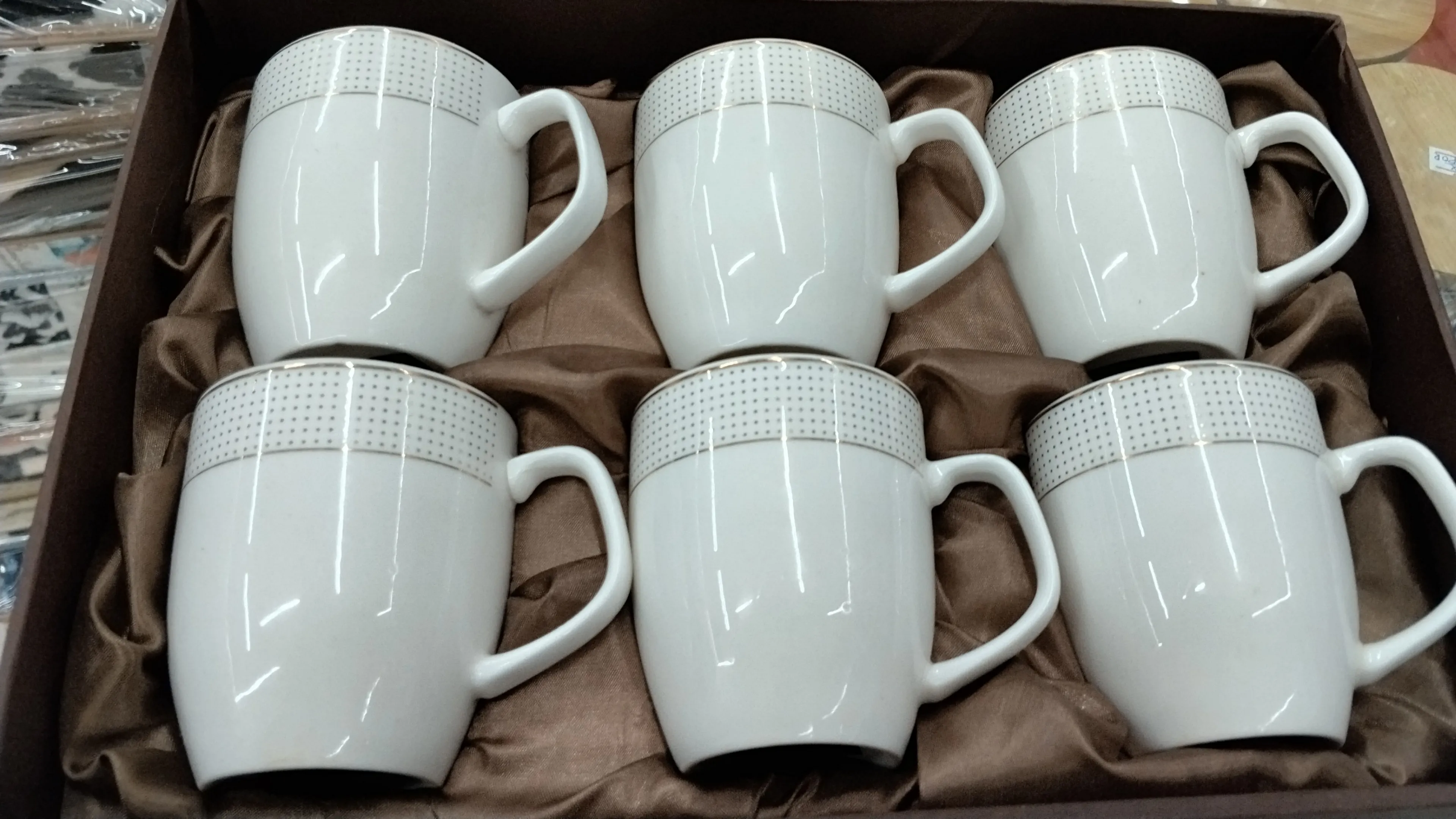 Elegant White Mugs view 2