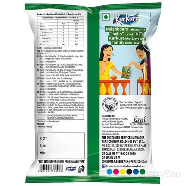 Kurkure Namkeen - Chilli Chatka 36 g view 2