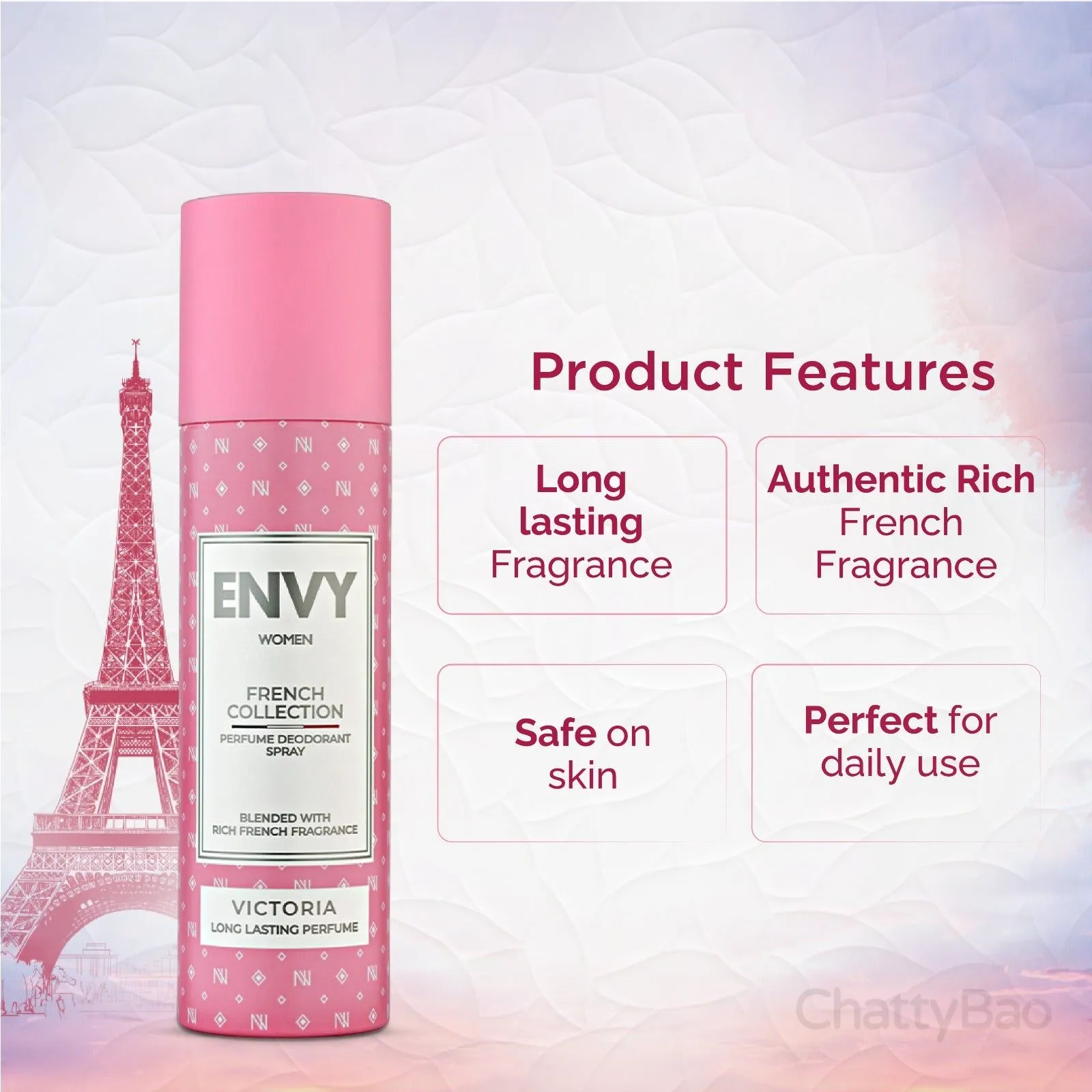 Envy French Collection Deodorant - Victoria 120 ml view 3