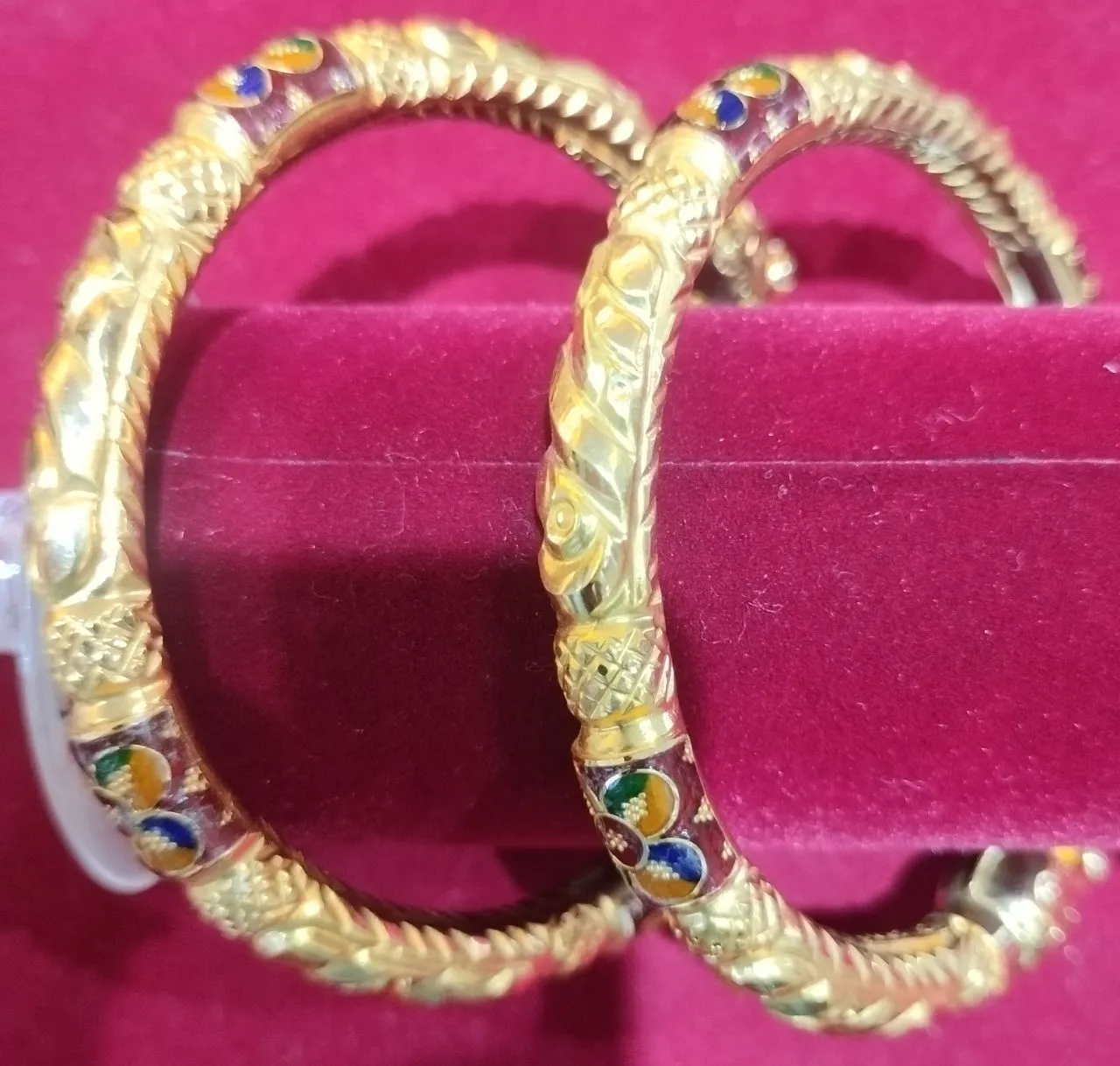 Gold Meenakari Bangle view 2