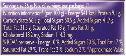 Cadbury Dairy Milk Kesar Nut Chocolate 36 g view 3