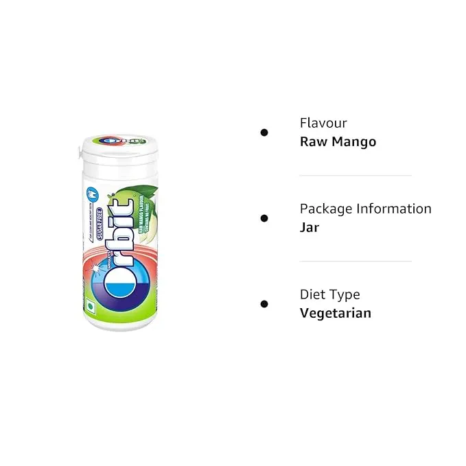 Orbit Sugar Free Chewing Gum - Raw Mango 4.4 g view 2