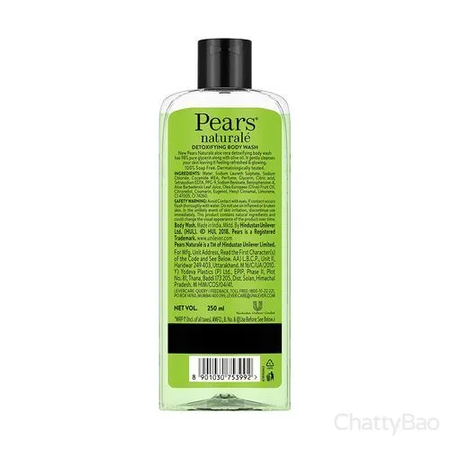 Pears Body Wash - Naturale Detoxifying Aloevera 250 ml view 2