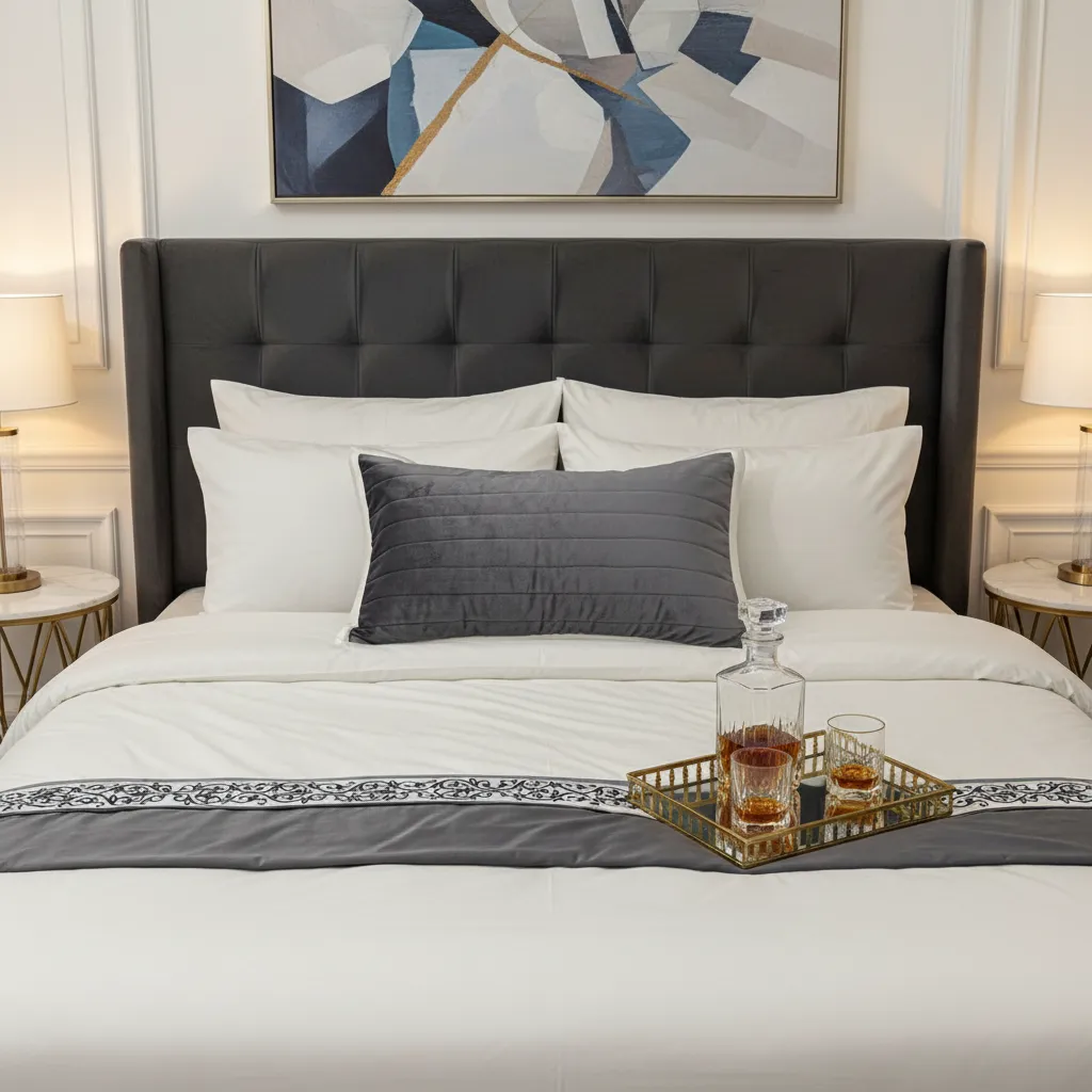 Grey Elegance Bedding Set view 3