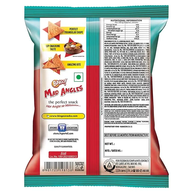 Bingo Mad Angles - Mmmmm Masala 80 g view 2