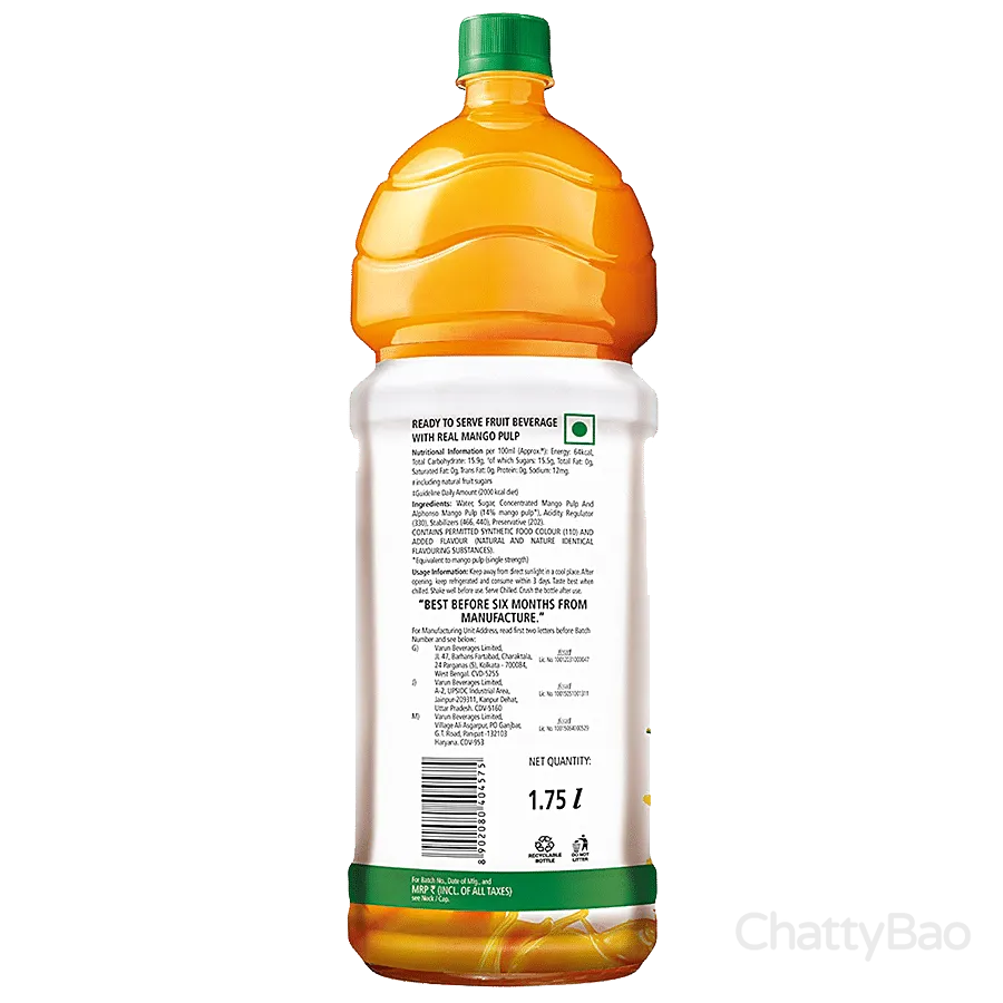 Slice Mango Drink 1.2 L view 2