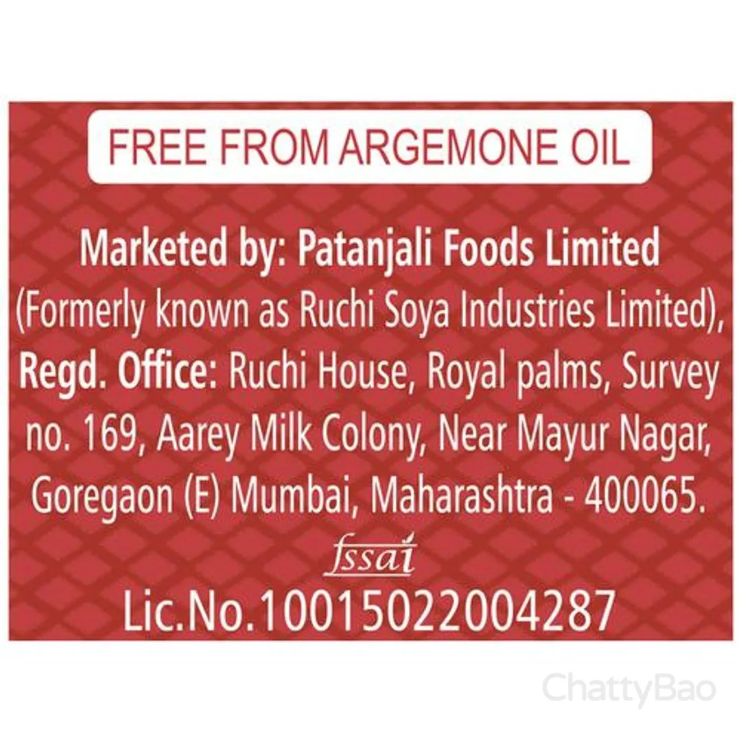 Patanjali Fortified Mustard Oil Jar 5 L view 4