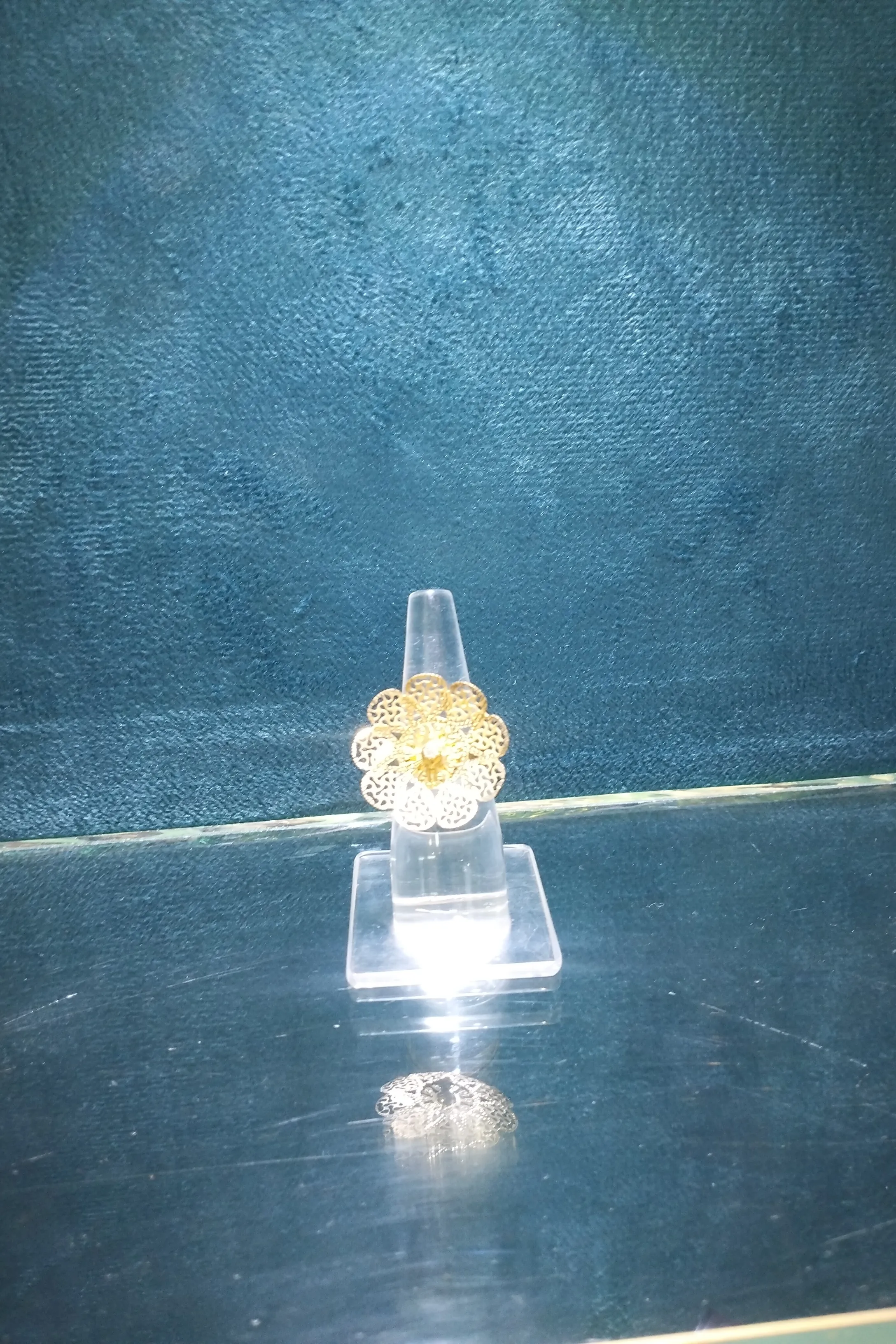 Floral Filigree Ring view 2