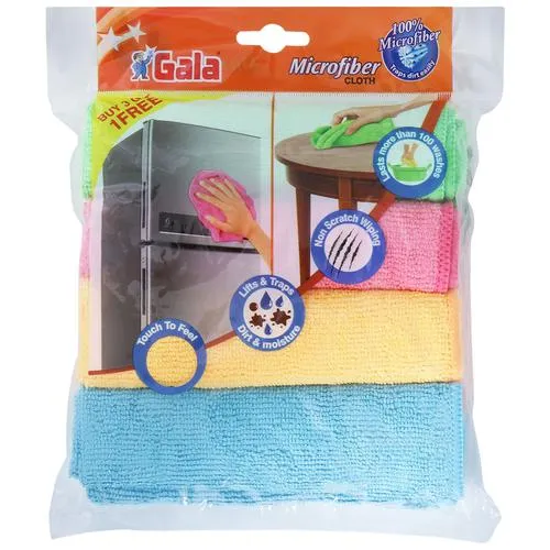Gala Microfiber Cleaning Cloth (Pack of 4) view 2