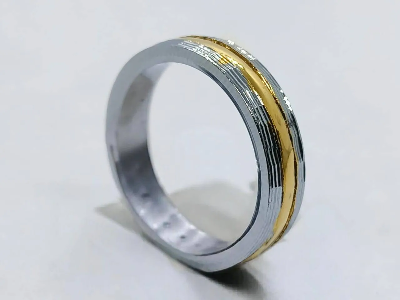 Silver and Gold Band view 4