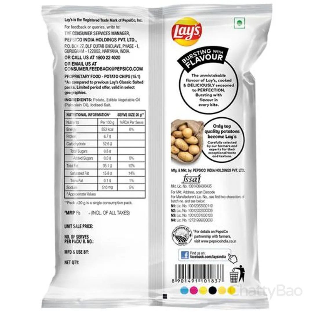 Lays Classic Salted Chips 40 g view 2