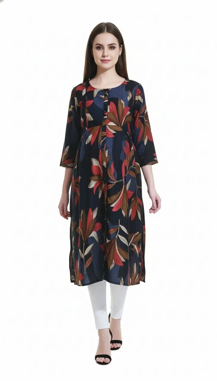 Patterned Dress With Pocket 9481 view 2