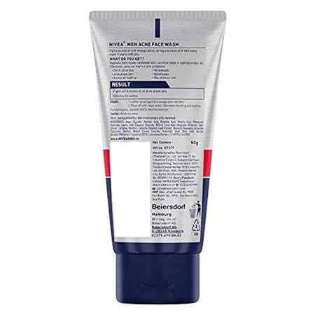 Nivea Men Acne Control Face Wash 50 g view 2