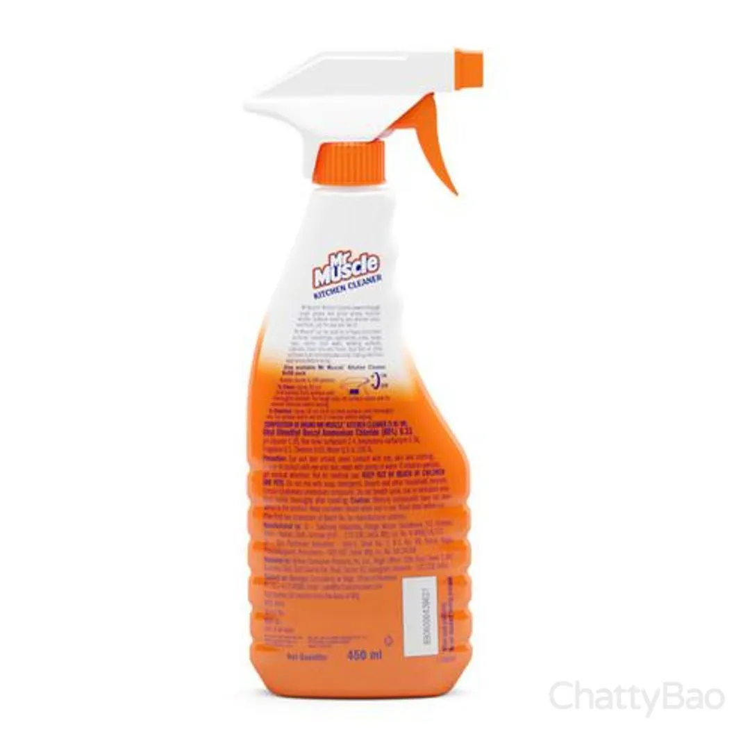 Mr Muscle Kitchen Cleaner Spray 450 ml view 2