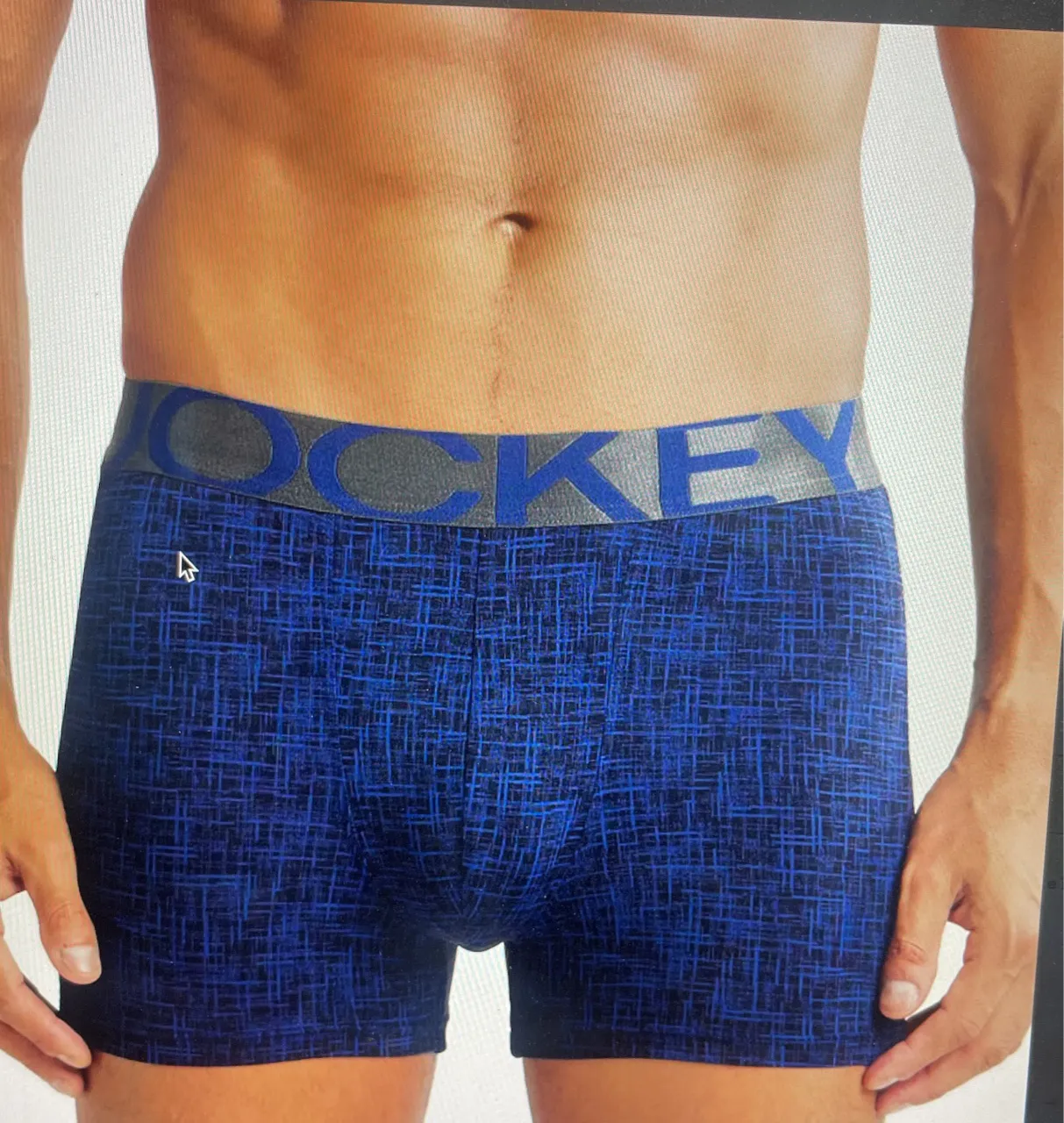 Jockey Trunk IC30 Royal Blue Printed view 3