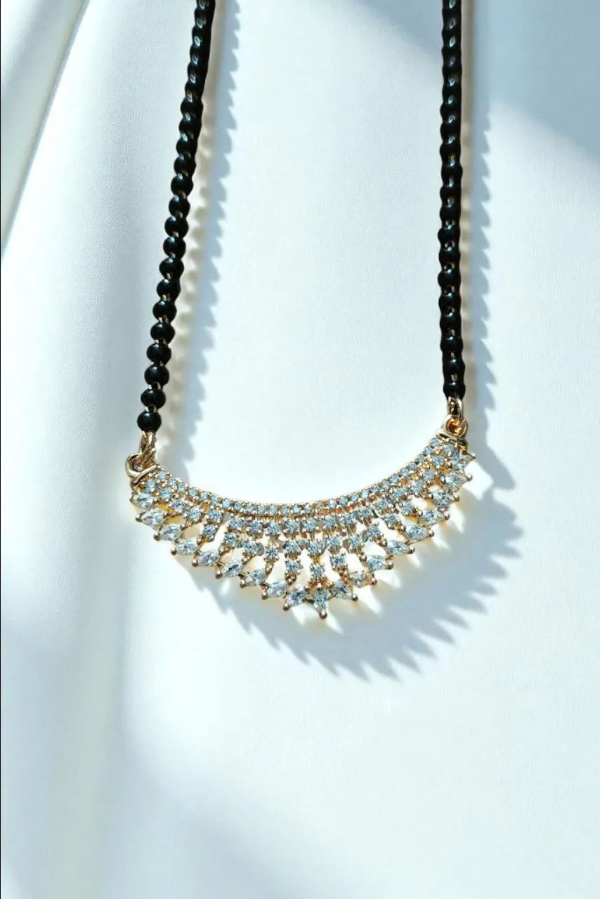 Ad Black Beaded Mangalsutra view 4