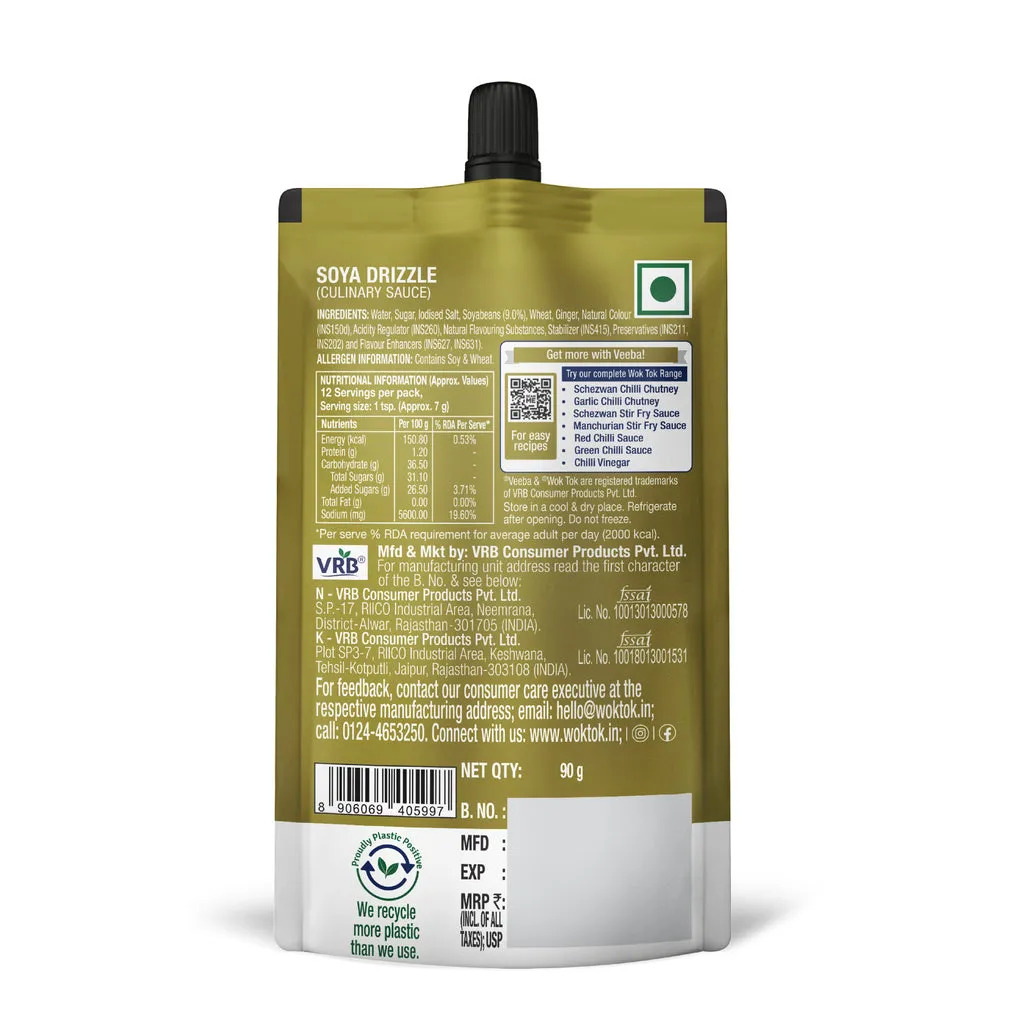 Veeba Wok Tok Soya Drizzle Sauce 90 g view 2