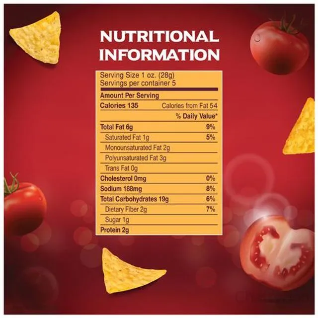 Cornitos Nacho Chips - Tomato Mexicana 55 g view 3