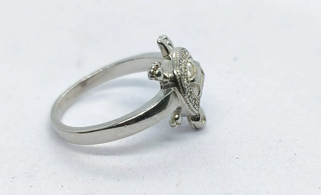 Turtle Silver Ring (AVSLR-17) view 5