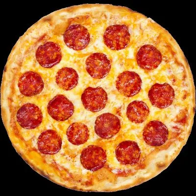 Single toping Pizza view 2