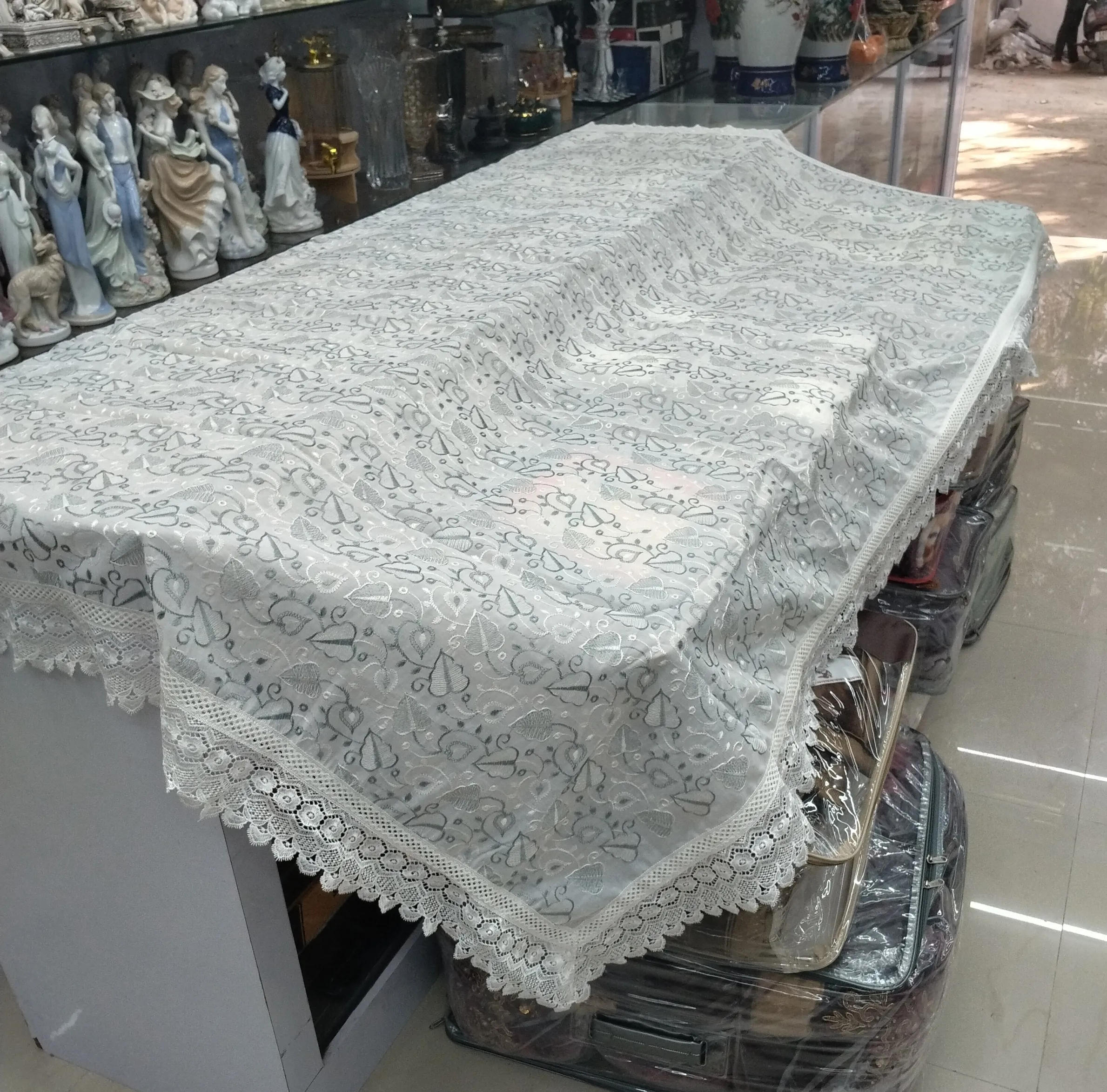 White Colour Embroidery view 2