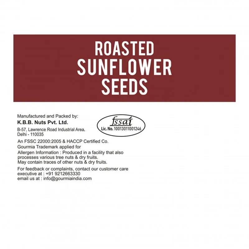 Gourmia Roasted Sunflower Seeds Smoked Jalapeno 200 g view 4