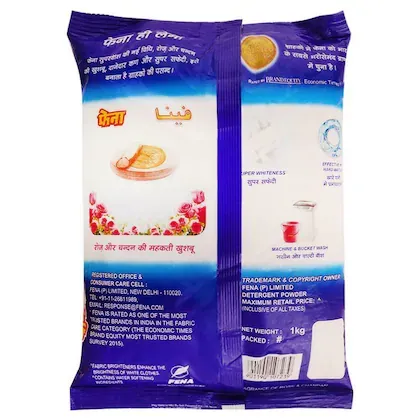 Fena Superwash Rose & Chandan Detergent Powder 1 Kg view 2