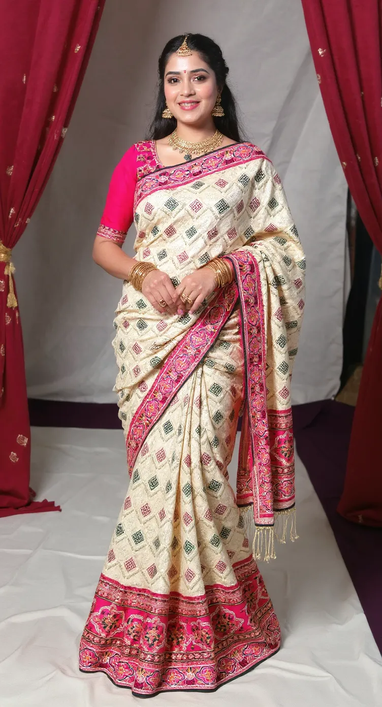 Orenza Embroidered Saree