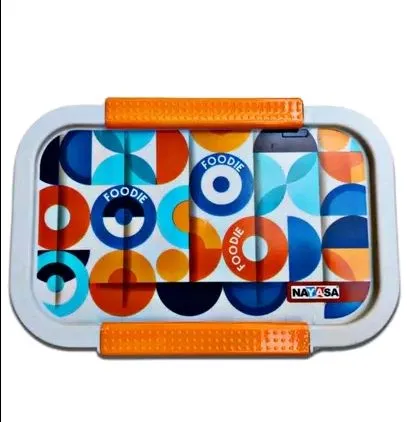 Nayasa Autobot Tiffin Box, Blue, 1 Pcs view 2