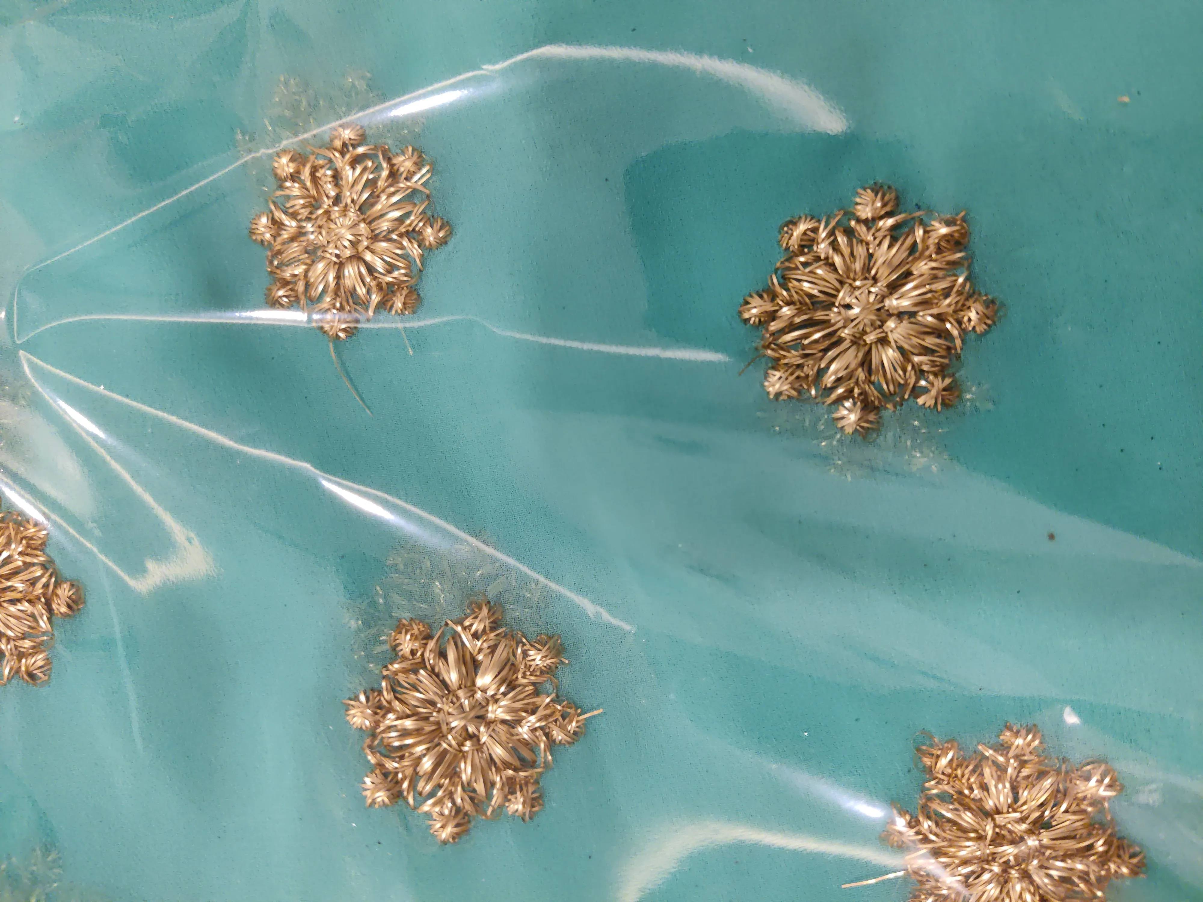 Green Georgette Fabric view 2