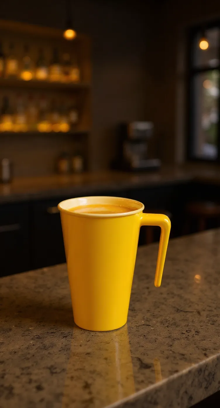 Yellow Melamine  Mug view 2