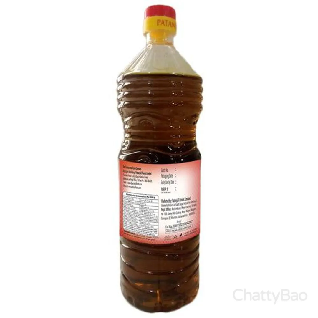 Patanjali Mustard Oil Bottle 1 L view 2