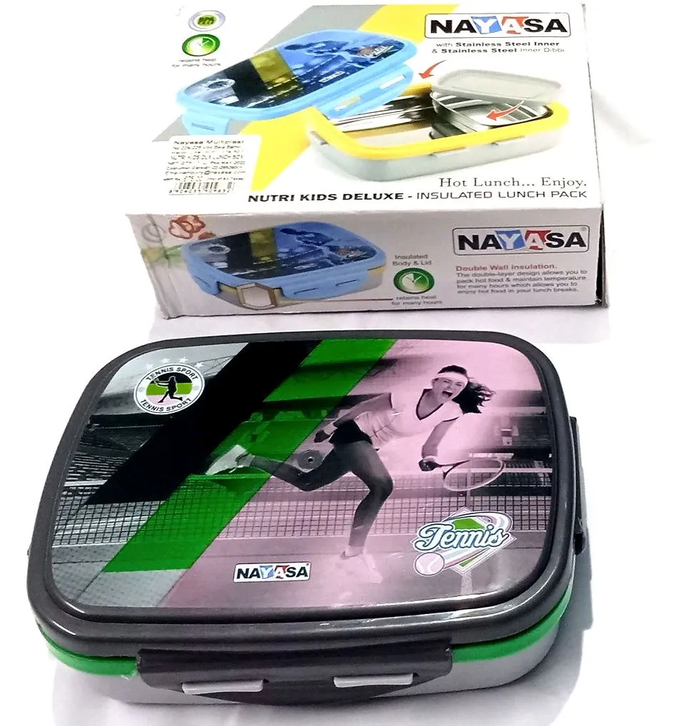 Nayasa Nutri Kids Deluxe Box, Blue, 1 Pcs view 3