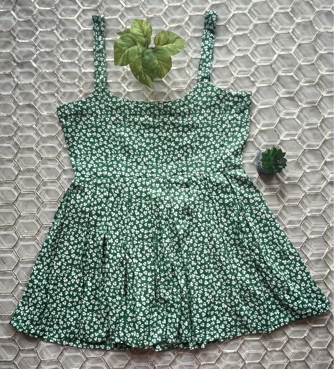 Green Peplum Kurti view 3