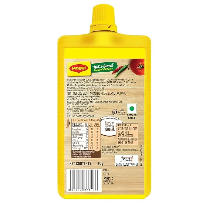 Maggi Hot & Sweet Pichkoo - Tomato Chilli Sauce 90 g view 2
