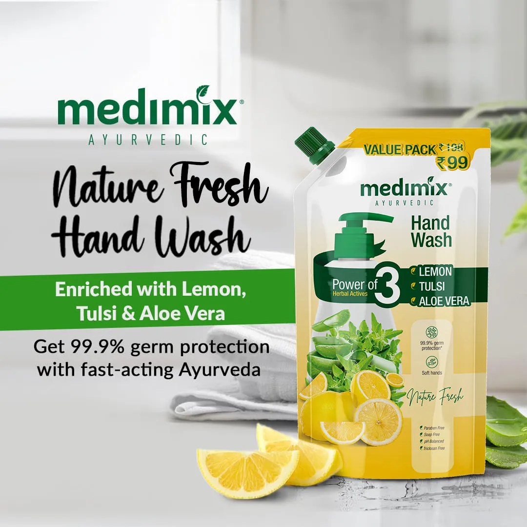 Medimix Lemon Tulsi Alovera Hand Wash 675 ml view 2