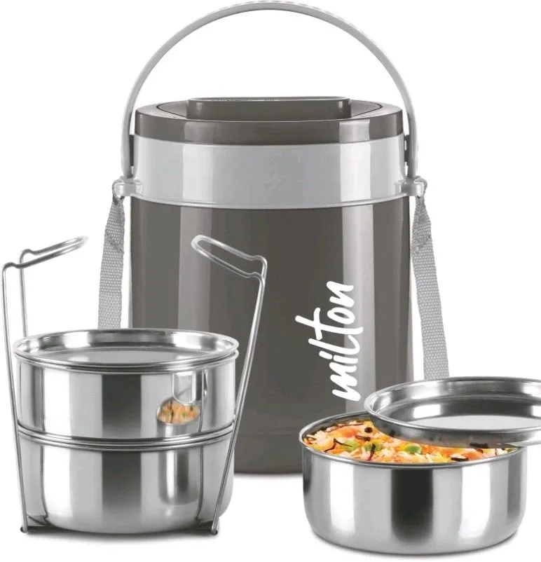 Milton Classic Tiffin 3, Blue, 900ml, 1 Pcs view 2