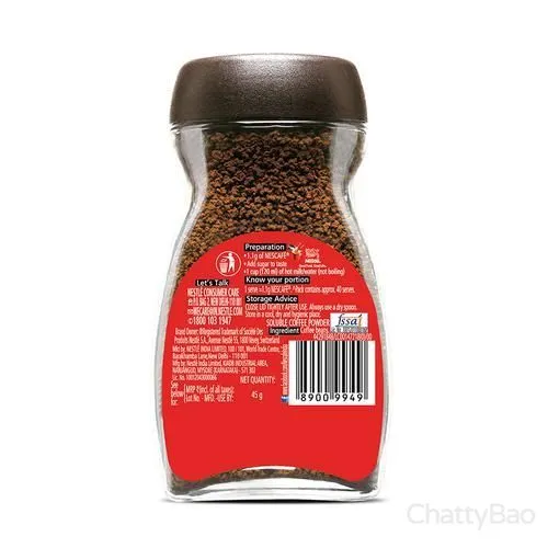 Nescafe Classic Instant Coffee Jar 45 g view 2