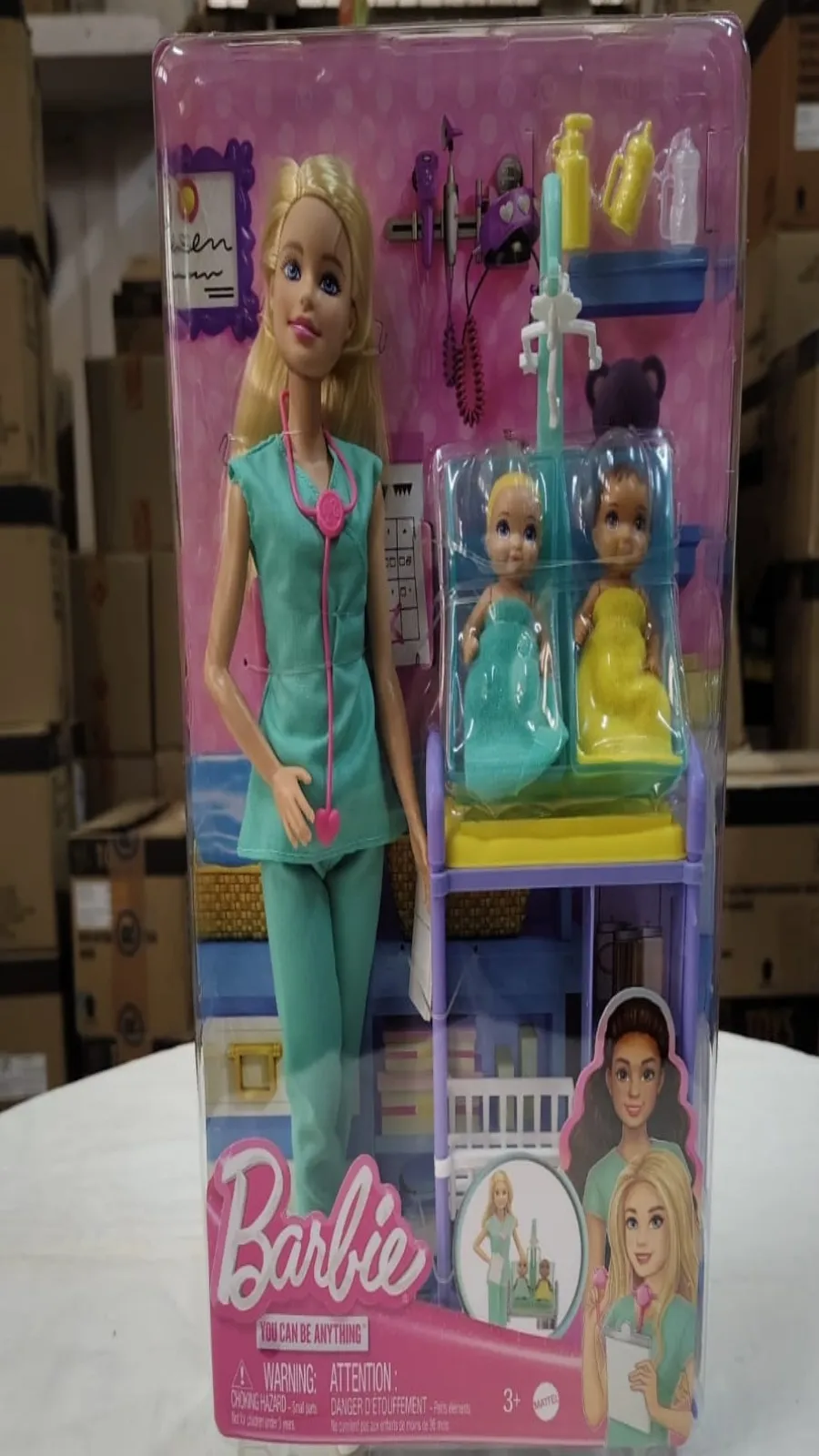 Barbie Nurse Doll Playset view 2