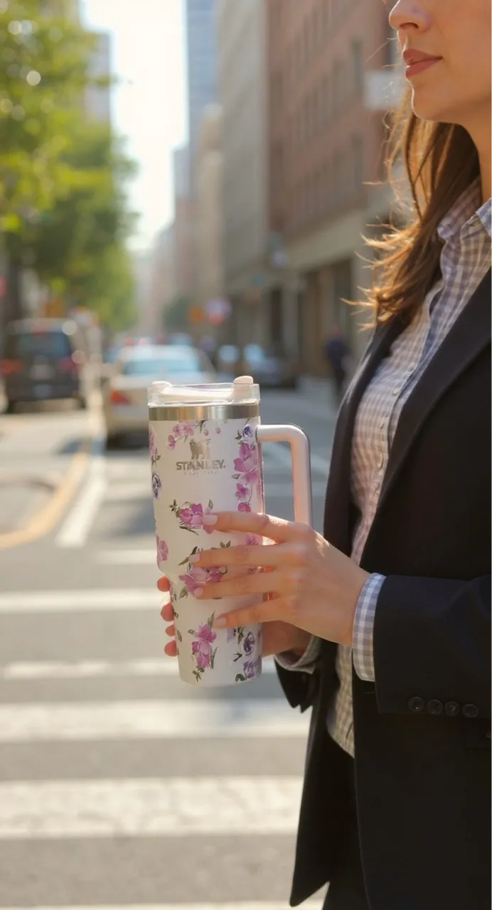Stanley Floral Insulated Mug view 2
