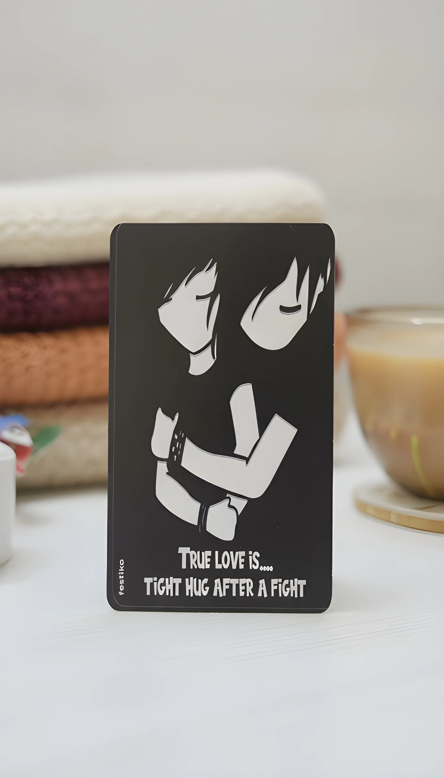 Tight Hug Cute Card
