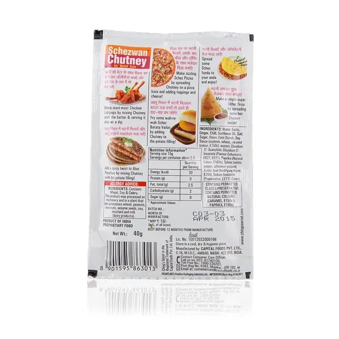 Chings Secret Schezwan Chutney 40 g view 2