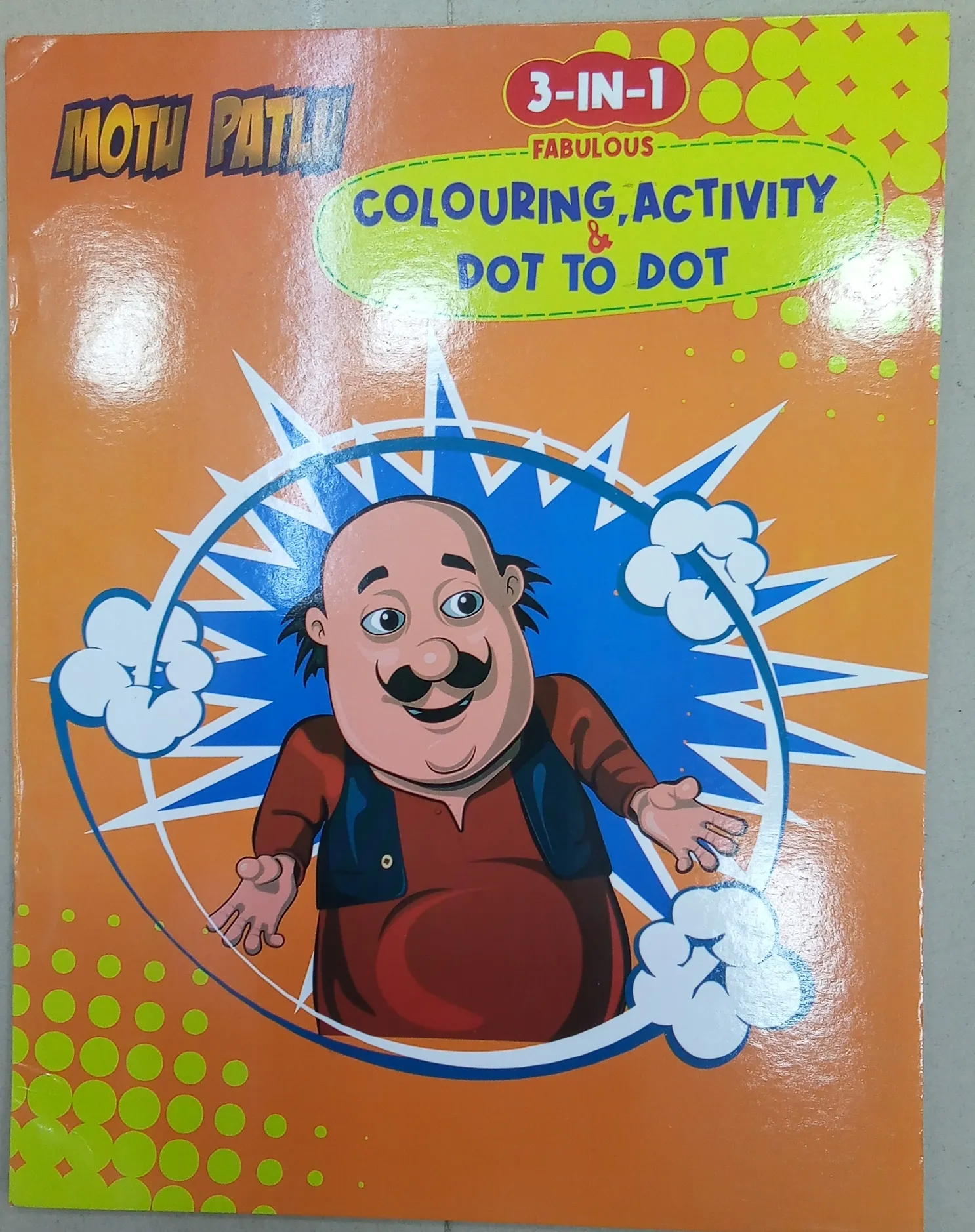Motu Patlu 3-in-1 Colouring, Activity & Dot to Dot view 2