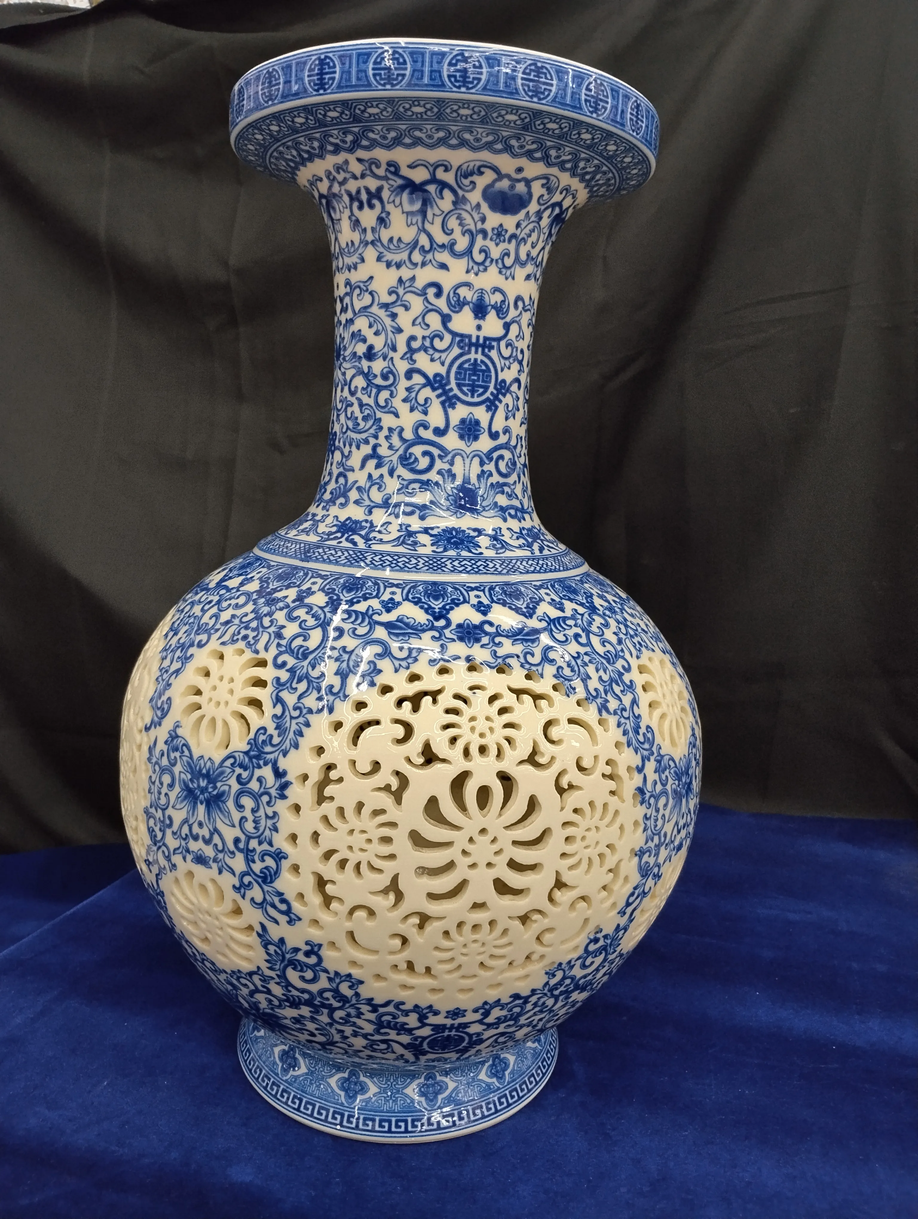 Intricate Porcelain Vase view 2