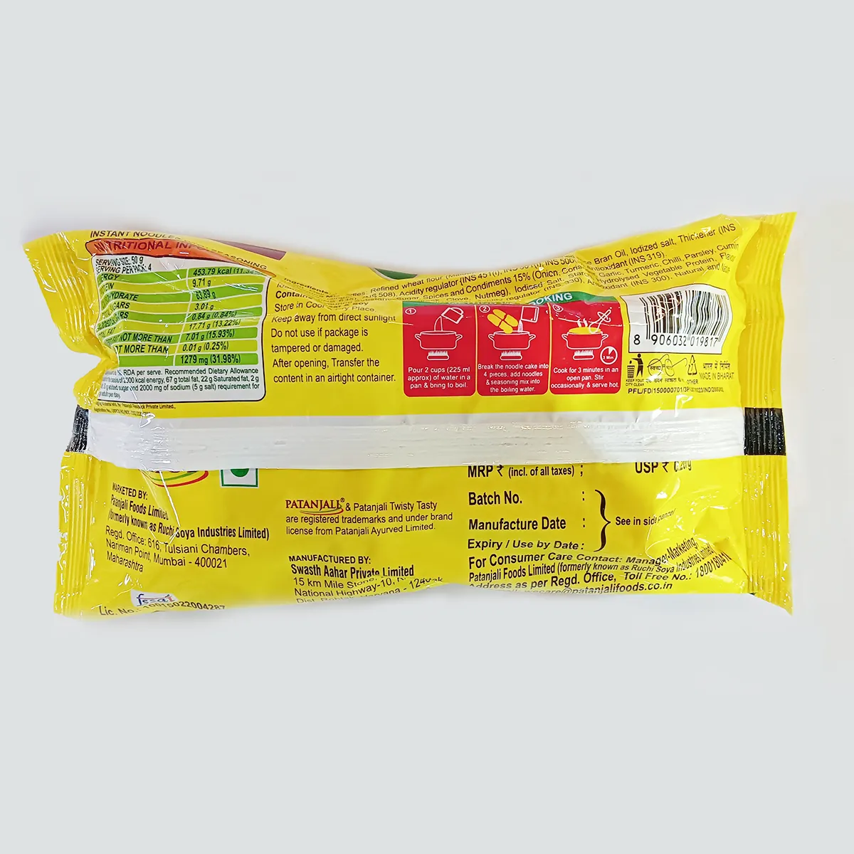 Patanjali Twisty Tasty Noodles 200 g view 2