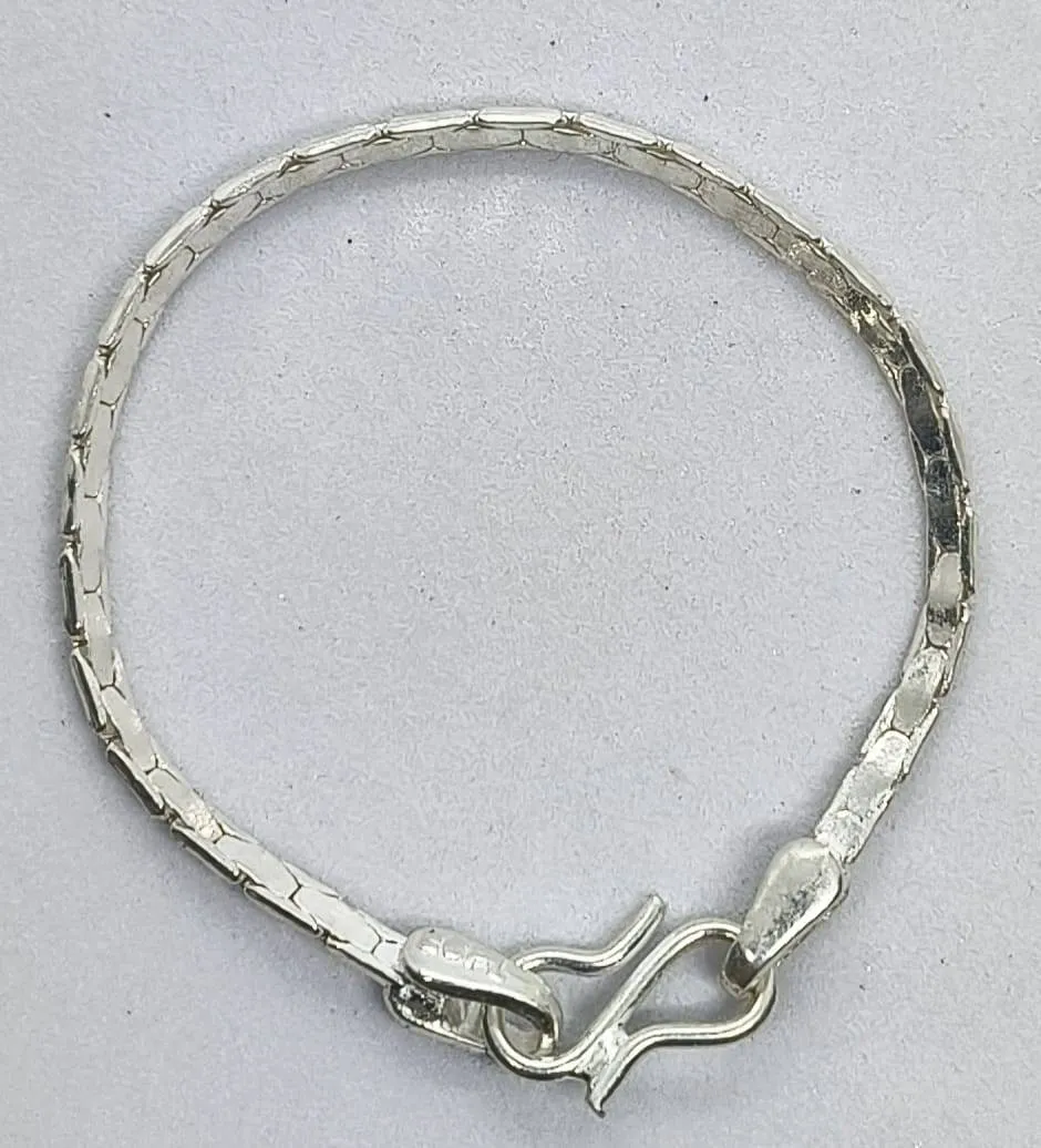 Silver Chain Bracelet (AVBR-15) view 2