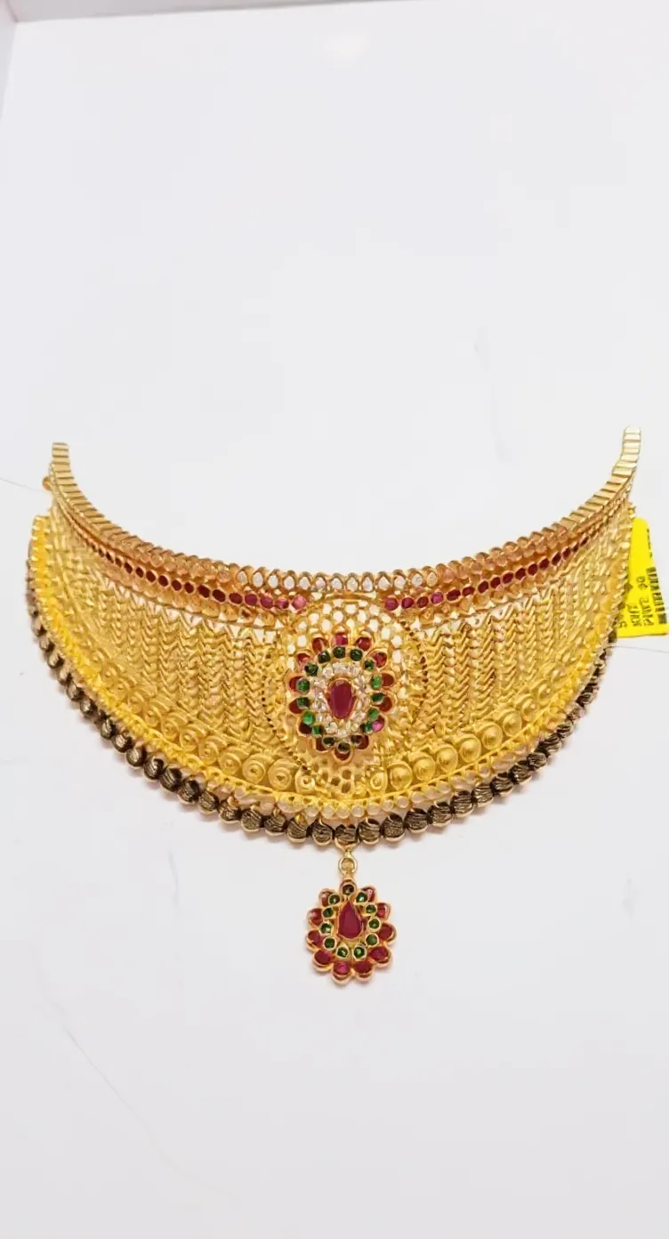 Gold Necklace view 2