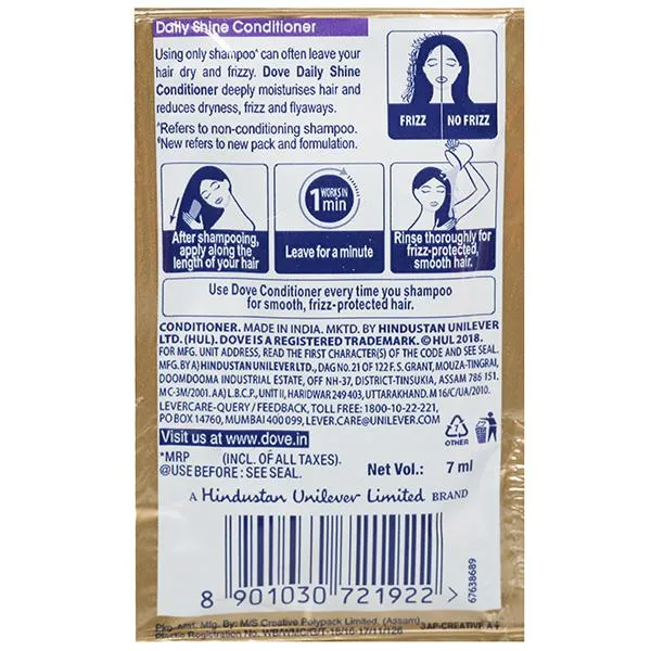 Dove Daily Shine Conditioner 7 ml view 2